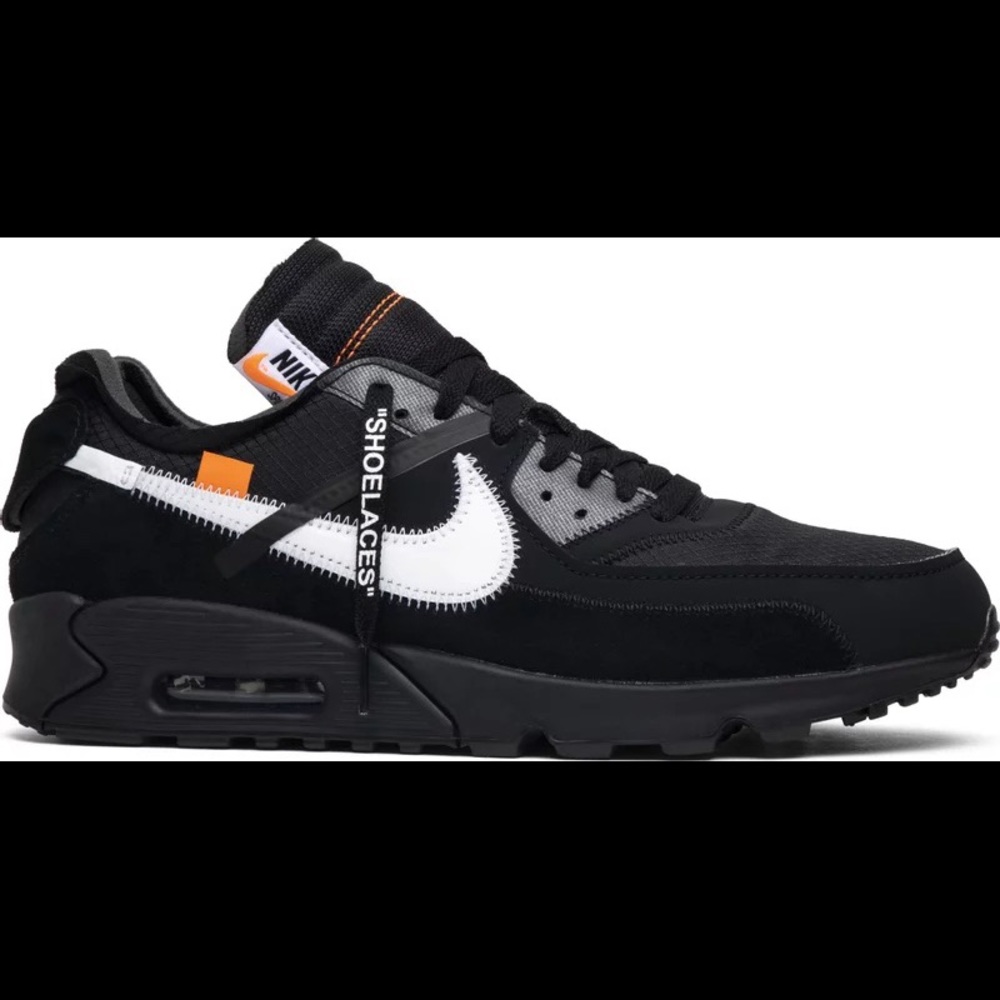 2019 Off-White x Air Max 90 'Black' Sz 8.5 MENS